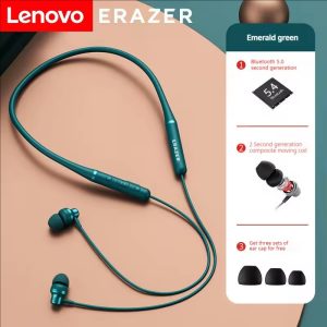 Cascos Lenovo VXe 05 | Bluetooth 5.4 | Música HIFI | 8 Horas Continuas