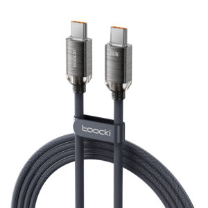 Cable USB-C a USB-C PD 100W Toocki | Carga Ultra Rápida | Trenzado Reforzado 1 Metro