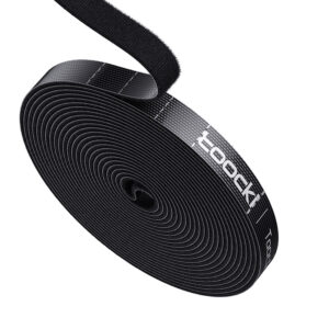 Cables TIE Rollo de Velcro Organizador de Toocki Reutilizable